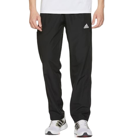 Adidas Men’s XL Black Track Pants Ankle Zip 17” ECU - Picture 1 of 11